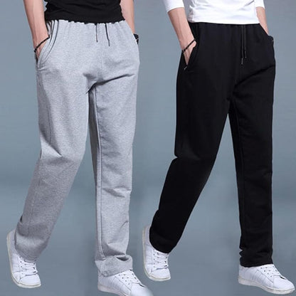 Mens Trousers Open Hem Trousers for Men Jogging Bottoms Men Tracksuit Bottoms Pants