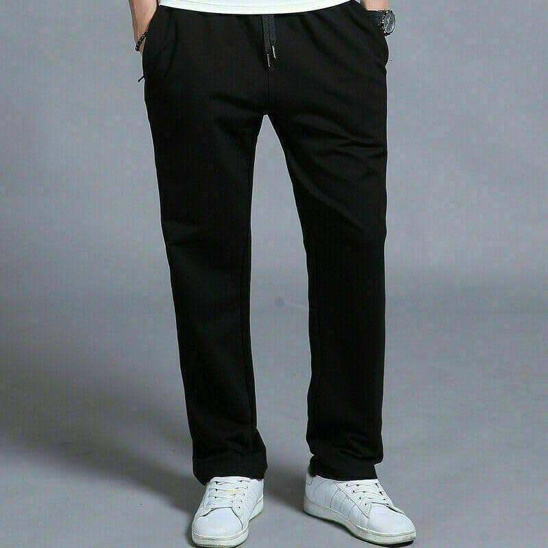 Mens Trousers Open Hem Trousers for Men Jogging Bottoms Men Tracksuit Bottoms Pants