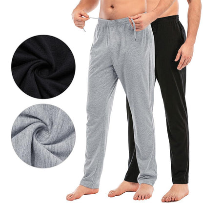 Mens Trousers Open Hem Trousers for Men Jogging Bottoms Men Tracksuit Bottoms Pants